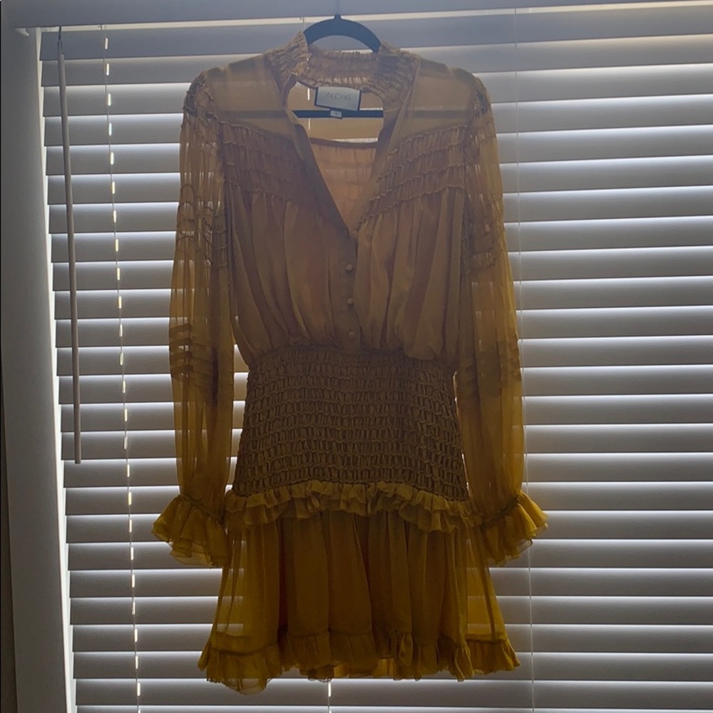 Yellow Alexis dress